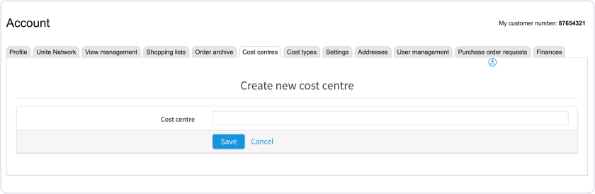 How to create or upload a new cost type