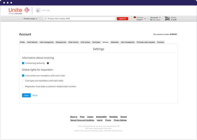 How to make cost centre and cost types mandatory